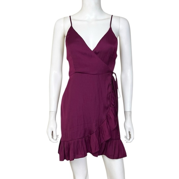 Intimately FP All My Love Shine Wrap Slip in Garnet - sz XS - Picture 4 of 9